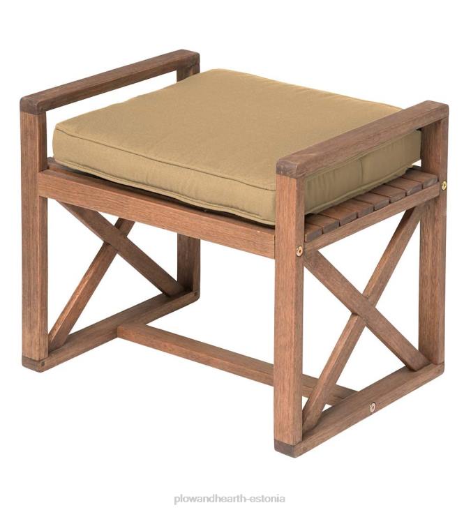 majatarbed 820L3193 claremont eukalüpti sektsioon ottoman koos padjaga - midnight Navy Plow & Hearth