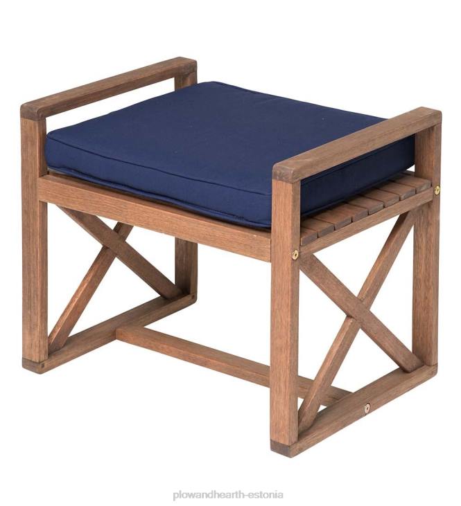 majatarbed 820L3193 claremont eukalüpti sektsioon ottoman koos padjaga - midnight Navy Plow & Hearth