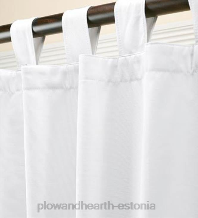 majatarbed 820L3132 84 l termoloogiline energiasäästlik isoleeritud kahe laiusega tahke tab-top kardinapaar - punane Plow & Hearth