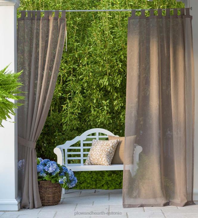 majatarbed 820L3160 sunspun tab top välikardin, 110 l x 84 l - hall Plow & Hearth