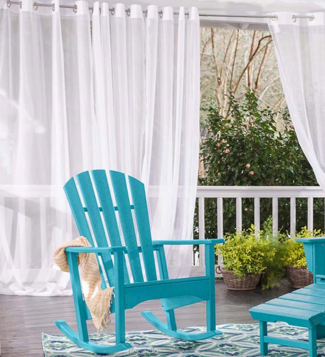 majatarbed 820L3162 sunspun grommet top välikardin, 54 L x 108 l - taupe Plow & Hearth