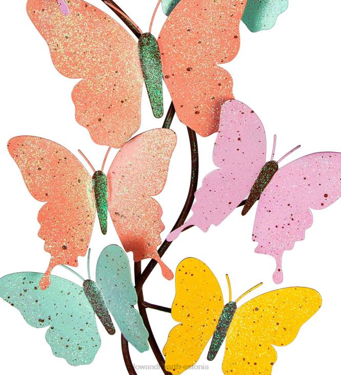 majatarbed 820L1655 sise/välis pastelsete liblikatega seinakunst Plow & Hearth