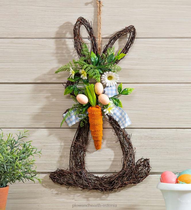 majatarbed 820L2451 oksakujuline jänku rippseinakaunistus Plow & Hearth