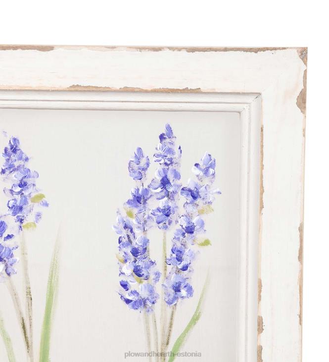 majatarbed 820L2509 käsitsi maalitud sirelid ekraani puitkarkass seinakaunistus Plow & Hearth