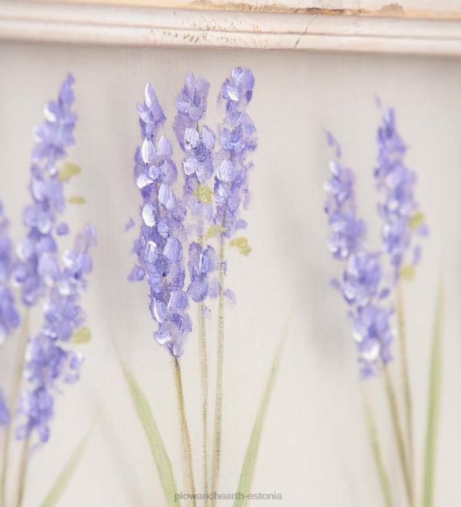 majatarbed 820L2509 käsitsi maalitud sirelid ekraani puitkarkass seinakaunistus Plow & Hearth