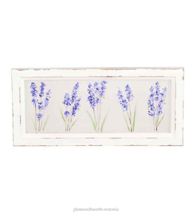 majatarbed 820L2509 käsitsi maalitud sirelid ekraani puitkarkass seinakaunistus Plow & Hearth