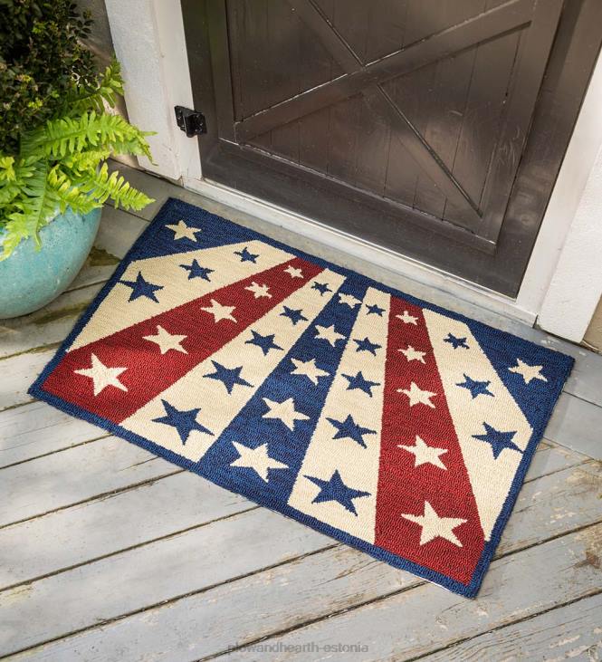 majatarbed 820L1320 sise-/väljas tähed ja triibud polüpropüleenist konksuga vaip Plow & Hearth