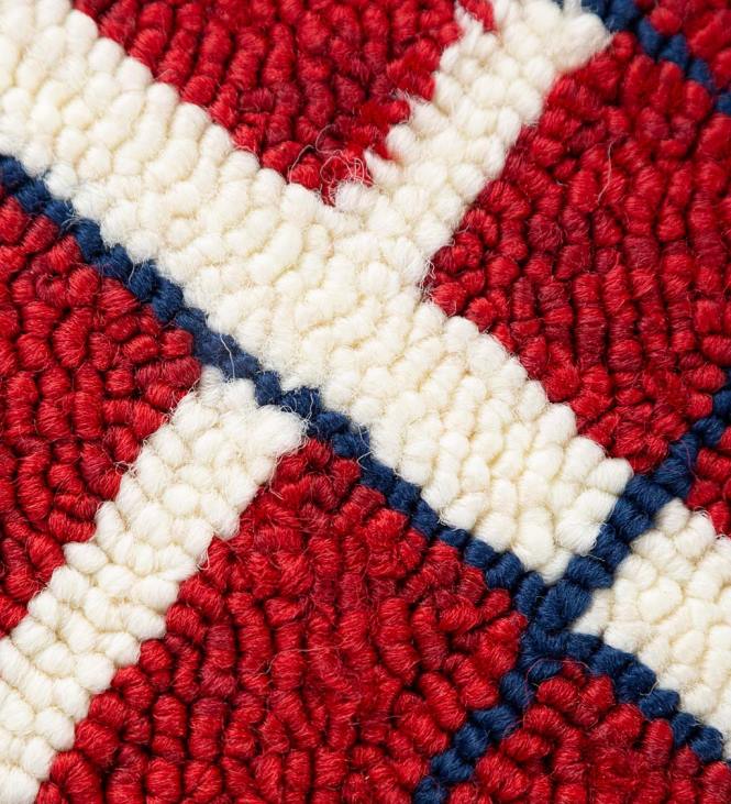 majatarbed 820L1322 sise-/väljas isamaaline ruuduline polüpropüleenist konksvaip Plow & Hearth