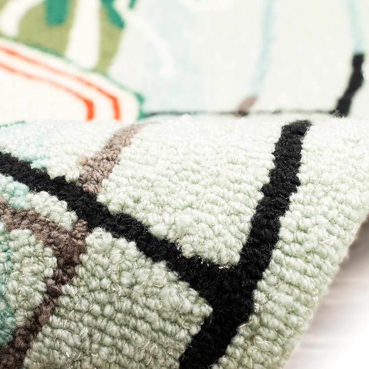 majatarbed 820L1329 sise-/väljas käsitsi konksuga saanikoera aktsendivaip Plow & Hearth