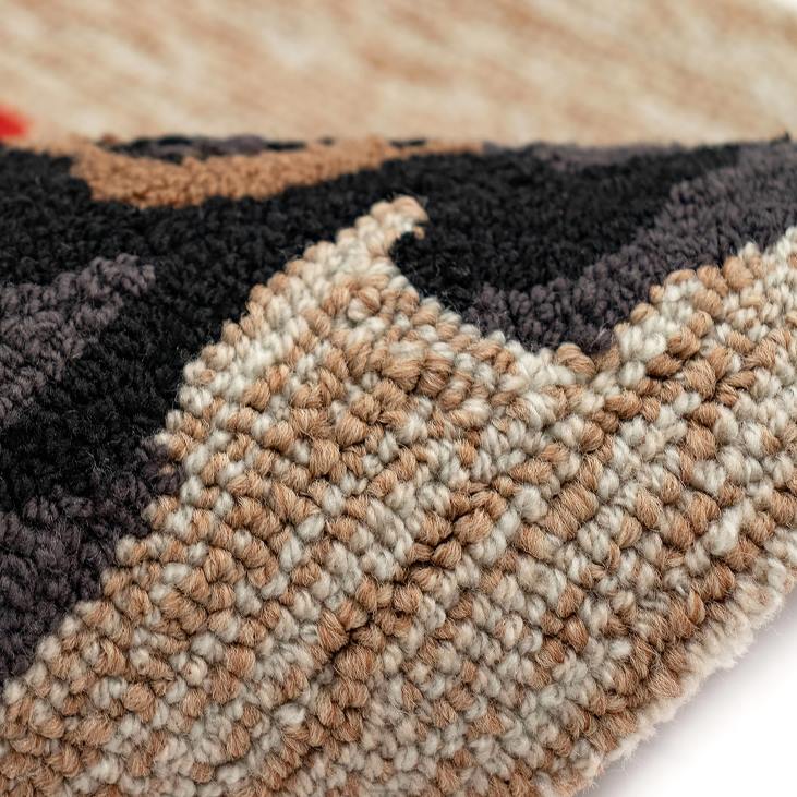 majatarbed 820L1338 sise-/välitingimustes käsitsi haakitud jõulutaksi aktsentvaip Plow & Hearth