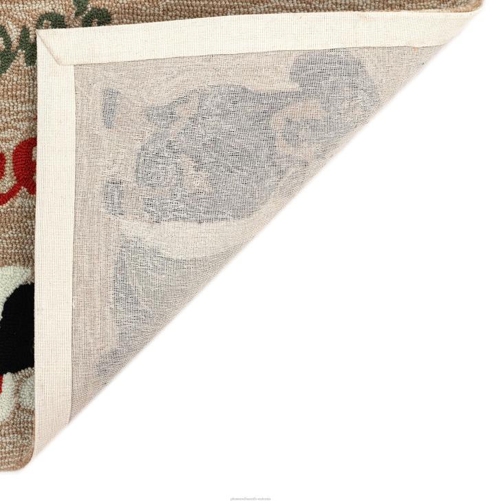 majatarbed 820L1338 sise-/välitingimustes käsitsi haakitud jõulutaksi aktsentvaip Plow & Hearth