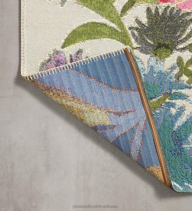 majatarbed 820L1339 sise-/väljas clarissa lillevaip vintpüssi paberiga co. disain Plow & Hearth