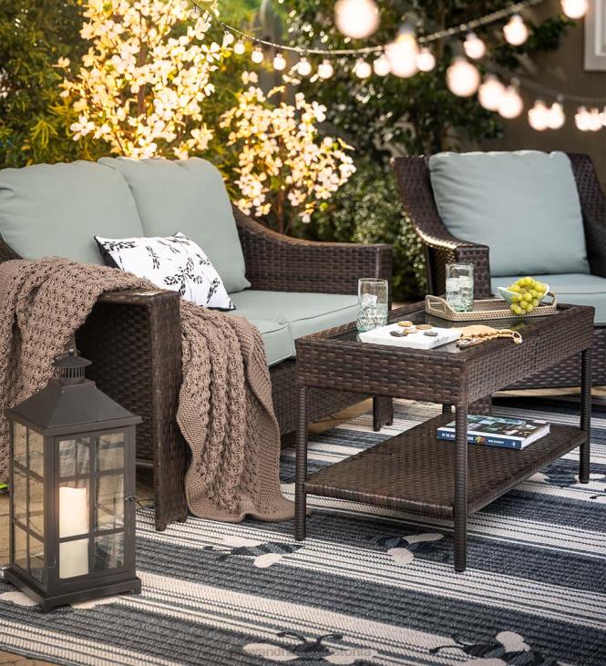 majatarbed 820L1341 sise-/väljas mesilaste polüpropüleenvaip Plow & Hearth