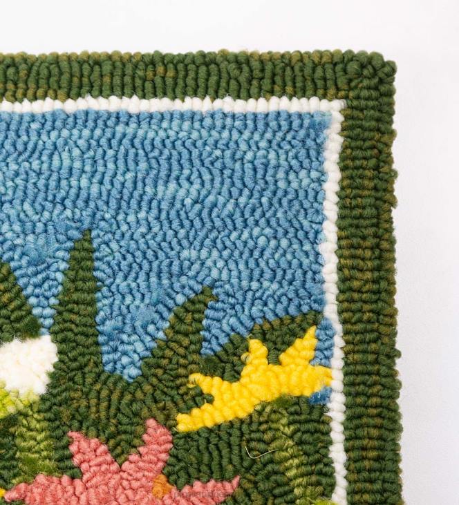 majatarbed 820L1346 sise-/väljas daisy walk konksuga polüpropüleenist aktsentvaip Plow & Hearth