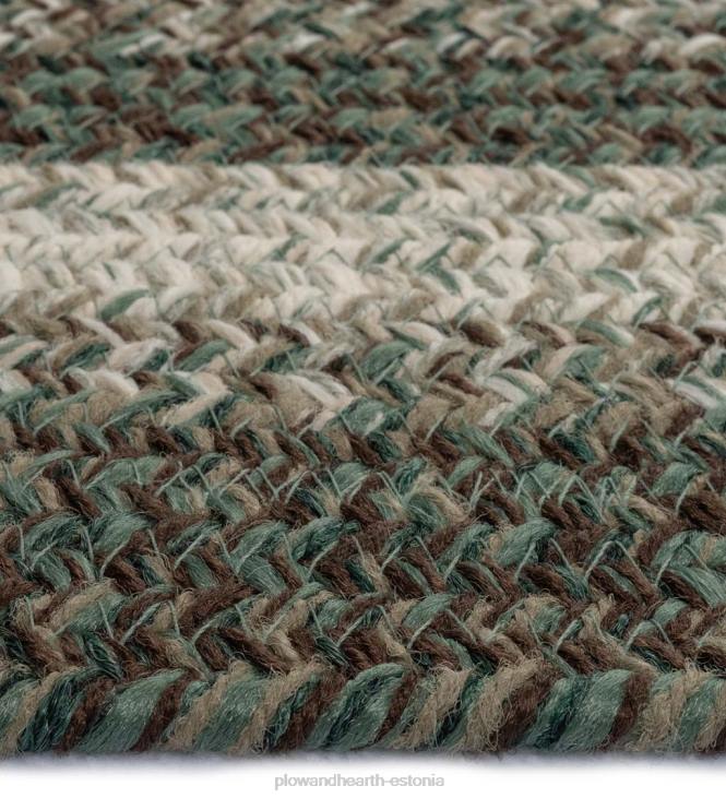 majatarbed 820L1355 sise-/väljas ovaalne puidust punutud polüpropüleenvaip Plow & Hearth