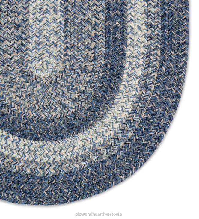 majatarbed 820L1355 sise-/väljas ovaalne puidust punutud polüpropüleenvaip Plow & Hearth