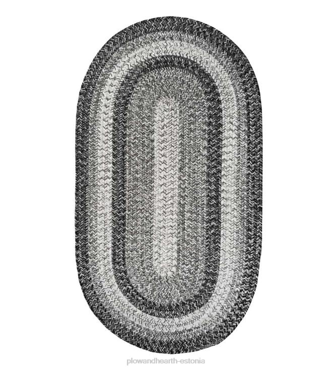 majatarbed 820L1355 sise-/väljas ovaalne puidust punutud polüpropüleenvaip Plow & Hearth