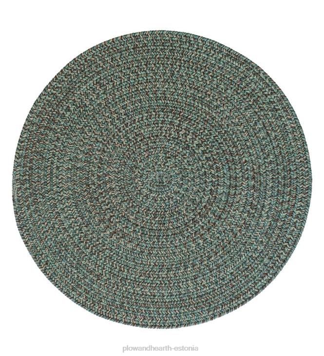 majatarbed 820L1356 sise-/välistingimustes ovaalne männipuidust punutud polüpropüleenvaip Plow & Hearth