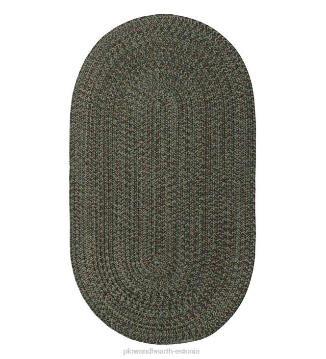 majatarbed 820L1356 sise-/välistingimustes ovaalne männipuidust punutud polüpropüleenvaip Plow & Hearth