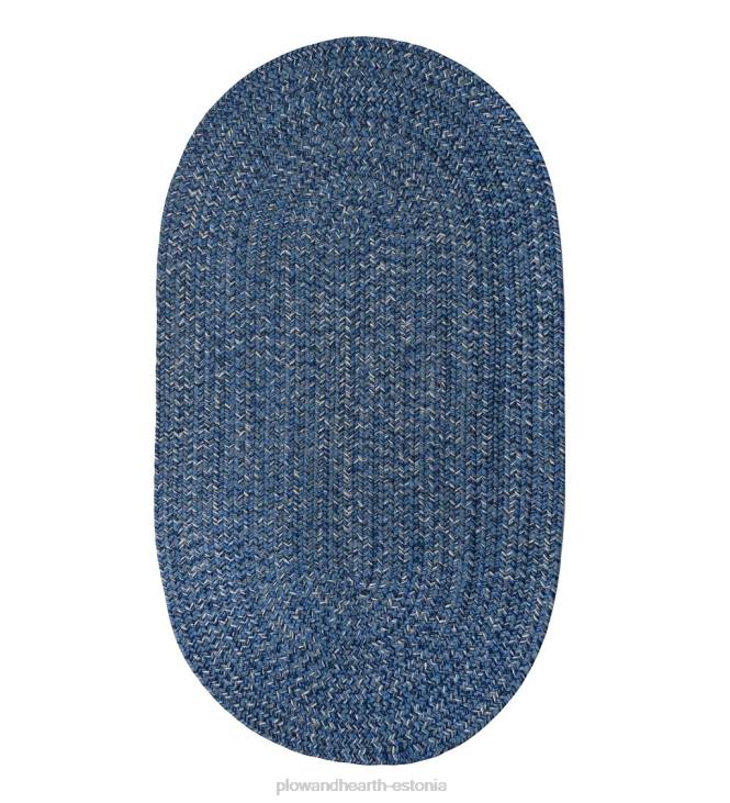 majatarbed 820L1356 sise-/välistingimustes ovaalne männipuidust punutud polüpropüleenvaip Plow & Hearth