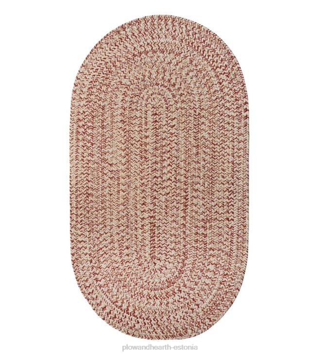 majatarbed 820L1356 sise-/välistingimustes ovaalne männipuidust punutud polüpropüleenvaip Plow & Hearth