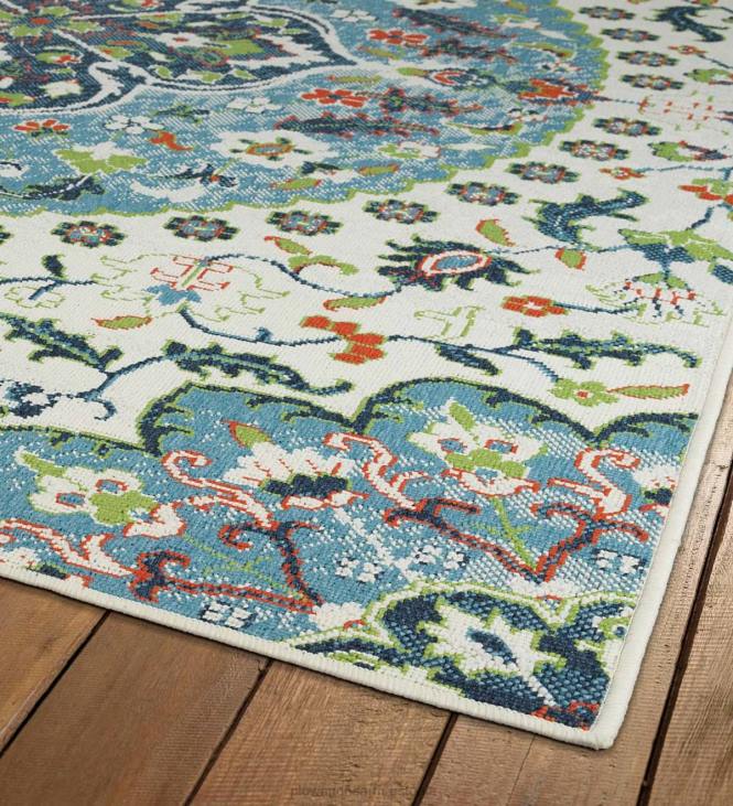 majatarbed 820L1376 sise-/välitingimustes Brunswick medaljoniga polüpropüleenvaip Plow & Hearth