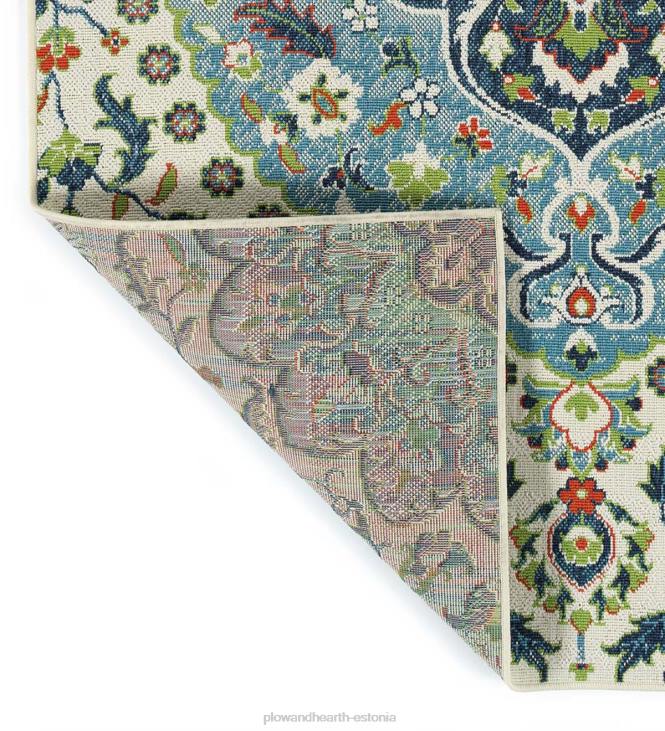 majatarbed 820L1376 sise-/välitingimustes Brunswick medaljoniga polüpropüleenvaip Plow & Hearth