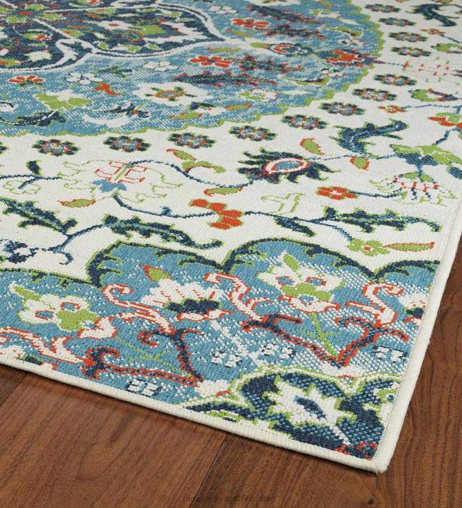 majatarbed 820L1376 sise-/välitingimustes Brunswick medaljoniga polüpropüleenvaip Plow & Hearth