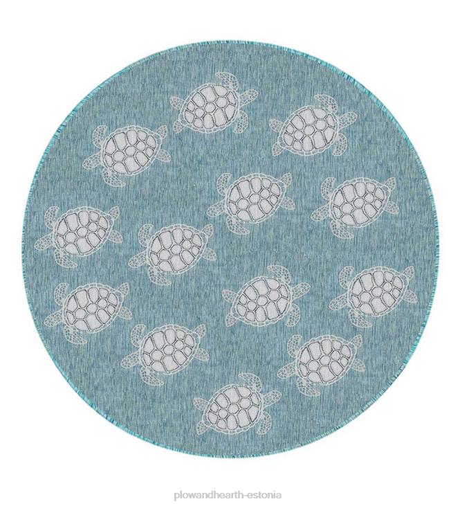 majatarbed 820L1381 sise-/välitingimustes tekstureeritud merikilpkonnade polüpropüleenvaip Plow & Hearth