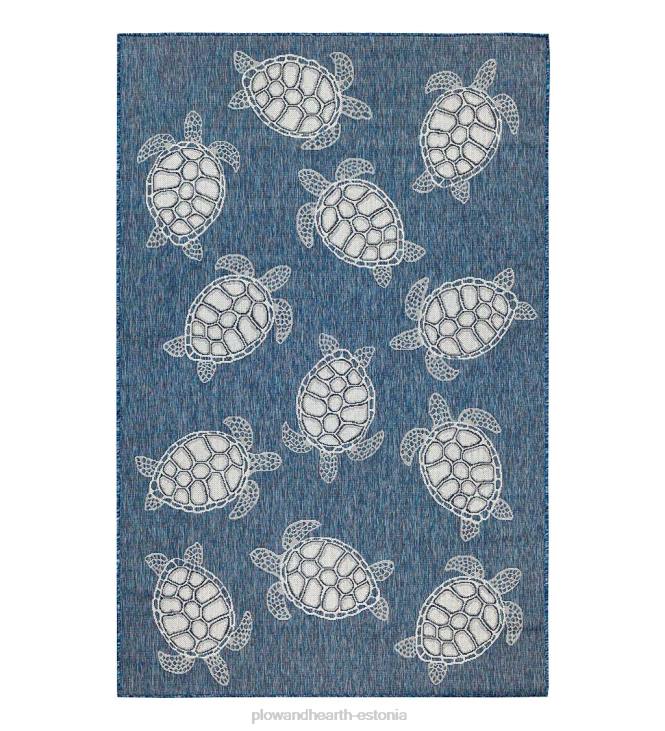 majatarbed 820L1381 sise-/välitingimustes tekstureeritud merikilpkonnade polüpropüleenvaip Plow & Hearth