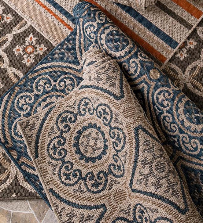 majatarbed 820L1394 cambridge circles sise-/välivaip Plow & Hearth