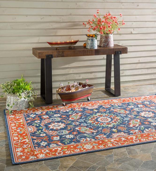 majatarbed 820L1397 sise-/välitingimustes Brunswick äärisega polüpropüleenvaip Plow & Hearth