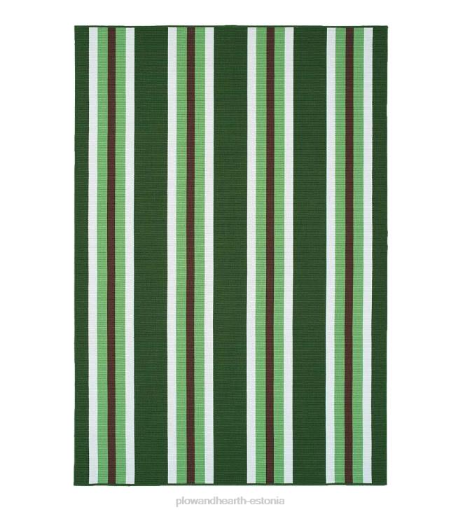 majatarbed 820L1400 sise-/väljas dorset triibuga tekstureeritud polüestervaip Plow & Hearth