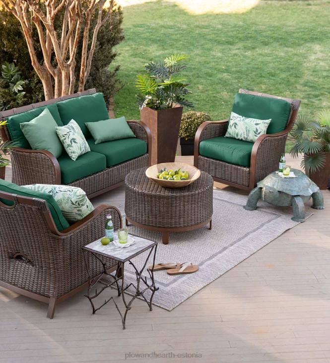 majatarbed 820L1413 sise/välis yucatani äärisega polüpropüleenvaip Plow & Hearth