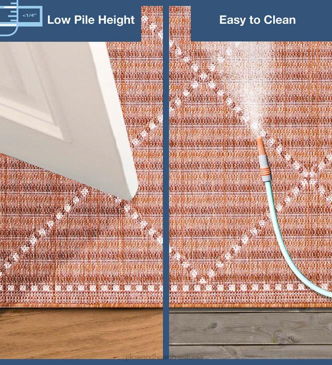 majatarbed 820L1429 sise-/välise teemandiga polüpropüleenvaip Plow & Hearth