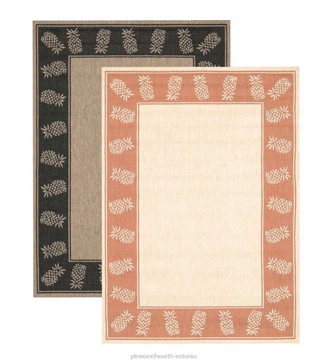 majatarbed 820L1441 veranda ananass sise-/välis polüpropüleenvaip Plow & Hearth