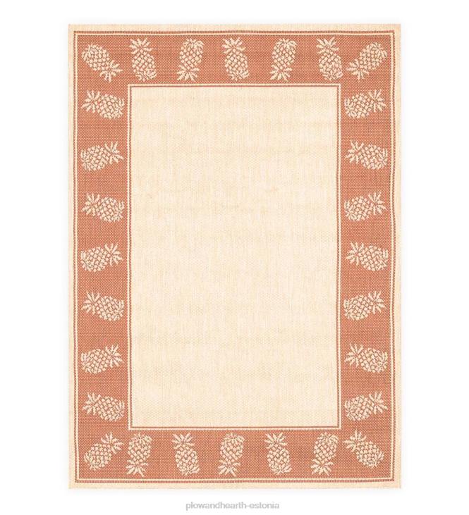 majatarbed 820L1441 veranda ananass sise-/välis polüpropüleenvaip Plow & Hearth