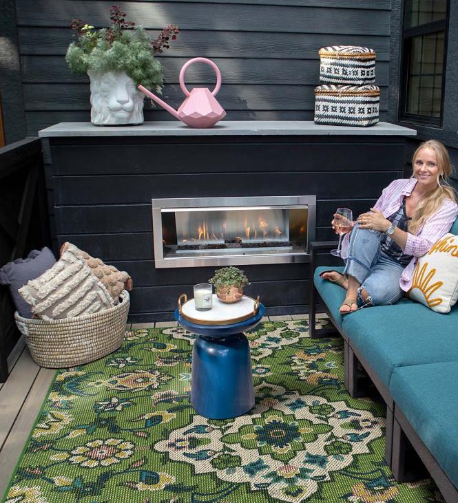 majatarbed 820L1454 sise-/väljas suur ülemine selgeveeline vaip Plow & Hearth