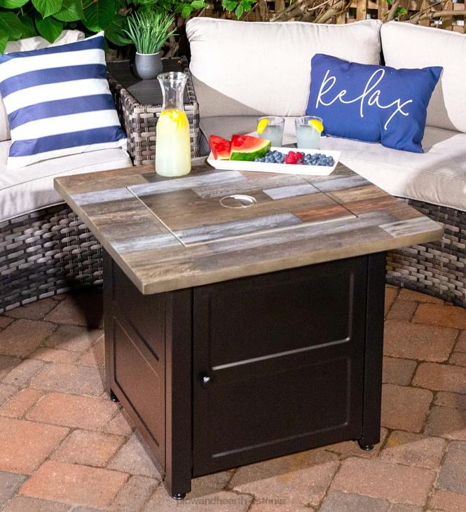 majatarbed 820L1601 beldoni välitingimustes töötav gaasiküttekaev, millele on trükitud vaigust mantel, 30 Plow & Hearth