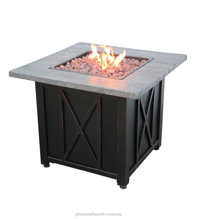 majatarbed 820L1607 delwoodi propaanigaasigaasi lõkkeauk vaigukattega Plow & Hearth