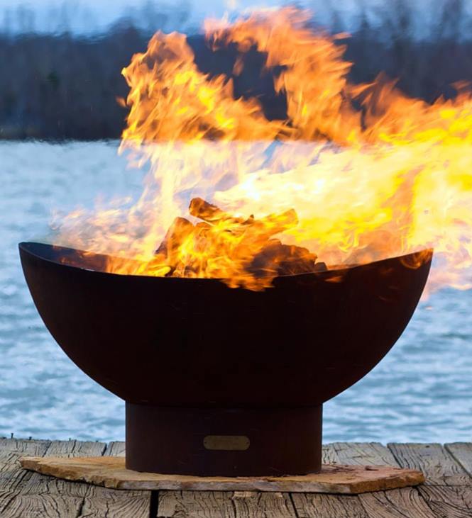 majatarbed 820L1612 kammkarbid fire pit by firepit art, usa valmistatud Plow & Hearth