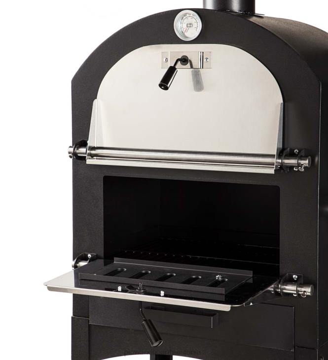 majatarbed 820L1624 söegrill/ahi/chimenea Plow & Hearth