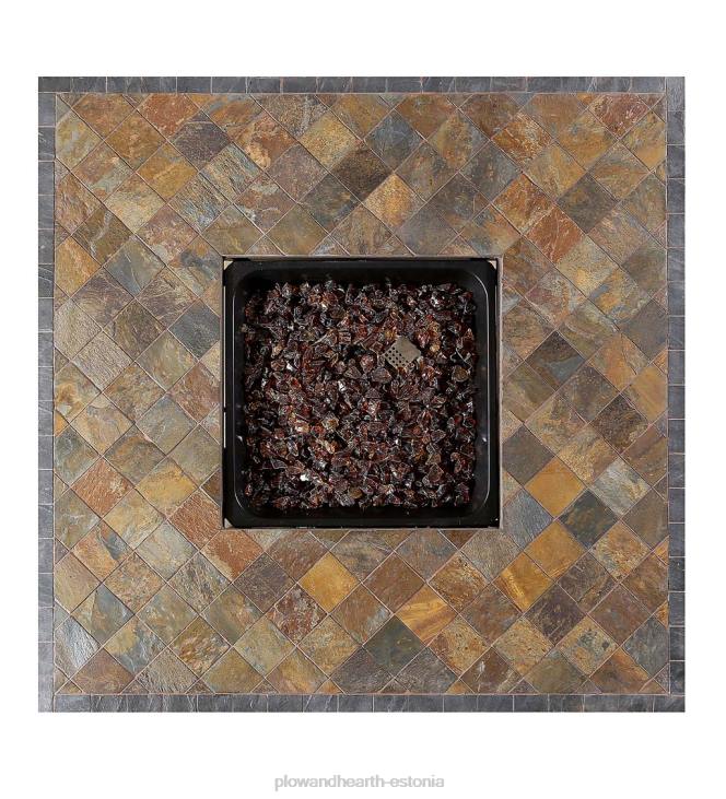 majatarbed 820L1632 Kingsbury välisõhu gaasiküttekaev kiltkivi ja marmorist kahhelkiviga, 42 Plow & Hearth