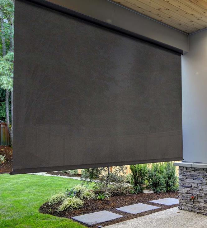 majatarbed 820L1461 deluxe roll-up välistingimustes päikesevari juhtmeta vändaga Plow & Hearth