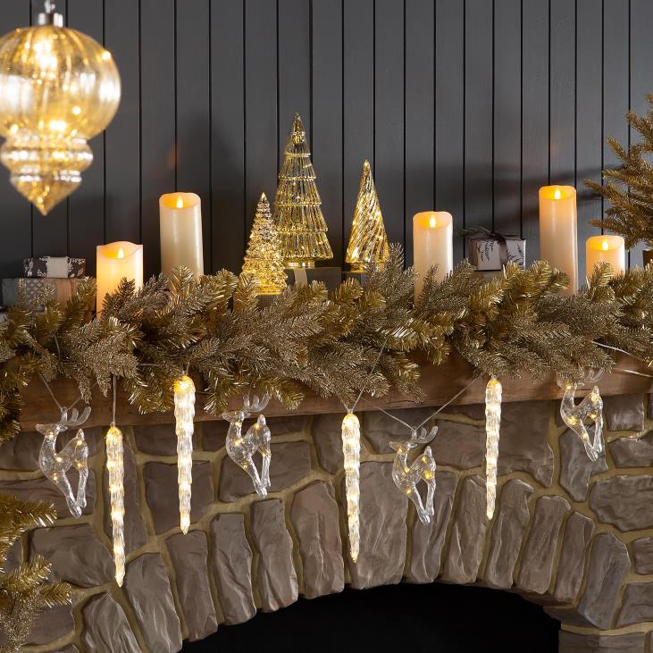 majatarbed 820L1661 pühade jääpurikate tuled Plow & Hearth