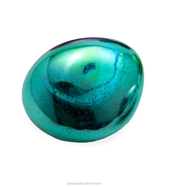 majatarbed 820L1680 valgustatud kunstklaas dekoratiivsed helendavad aiakivid - rohelised Plow & Hearth