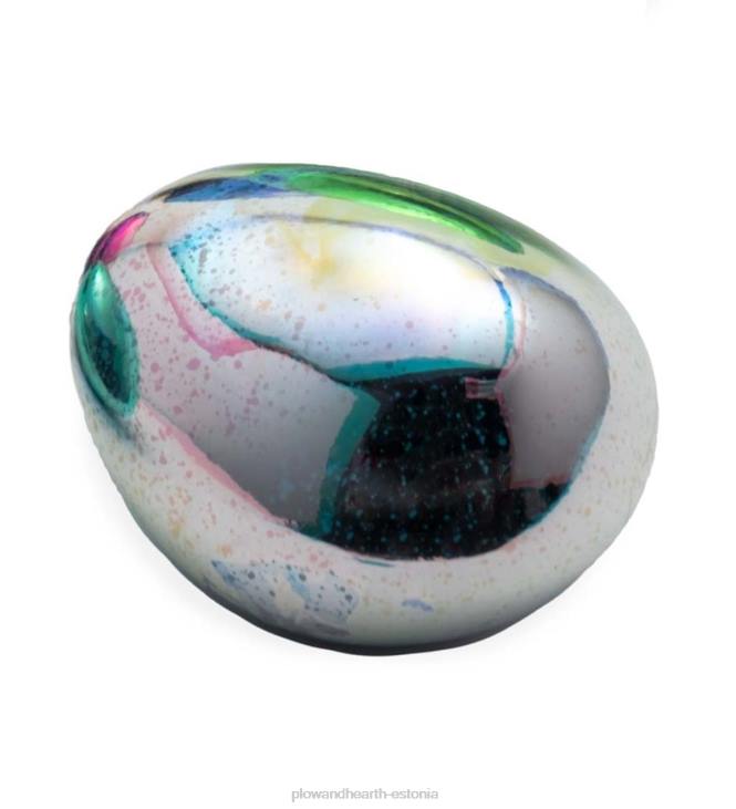 majatarbed 820L1680 valgustatud kunstklaas dekoratiivsed helendavad aiakivid - rohelised Plow & Hearth