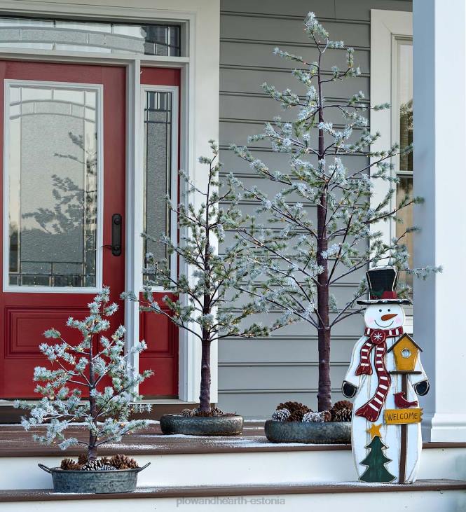 majatarbed 820L1670 sise/väljas valgustatud lumine mänd Plow & Hearth