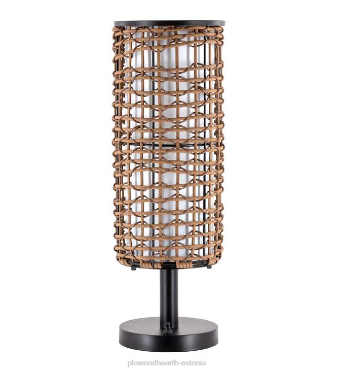 majatarbed 820L1659 ilmastikukindel kootud varjuga välilaualamp Plow & Hearth