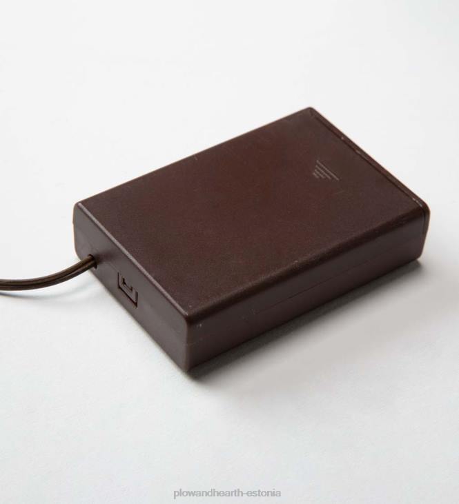 majatarbed 820L1694 patareitoitega valgustatud puhkusevanik - valge Plow & Hearth